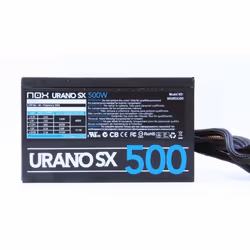 NOX Urano SX unité d'alimentation d'énergie 500 W 20+4 pin ATX ATX Noir