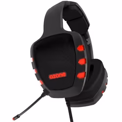 Ozone Rage z90, Avec fil, Jouer, 20 - 20000 Hz, 392 g, Casque, Noir, Rouge