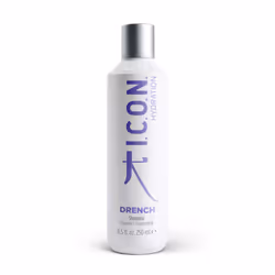 I.C.O.N Drench Shampooing Hydratant 250ml, 250 ml, Shampoing, Femmes, Cheveux cassants, Cheveux secs, Cheveux traités, Toutes ...