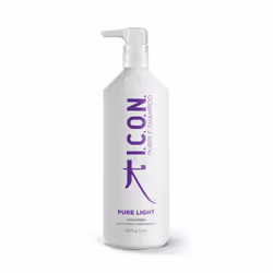 I.C.O.N Pure Light, 1000ml, 1000 ml, Shampoing, Professionnel, Femmes, Cheveux blonds, Blond, Gris, Argent, Blanc
