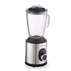 Blaupunkt BP4002, Mélangeur de table, 1,5 L, 1000 W, Noir, Acier inoxydable, Transparent