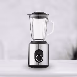 Blaupunkt BP4002 blender 1,5 L Mélangeur de table 1000 W Noir, Acier inoxydable, Transparent