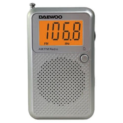 Radio portable Daewoo dw1115/ gris