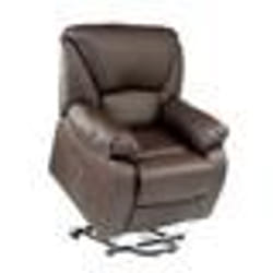 ECODE® Fauteuil Massage Releveur Chamonix - 9 modes de massage - Fonction de chauffage - ECO-8590UP M (Marron)