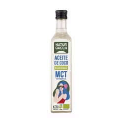 NATURGREEN - Huile de noix de coco MCT biologique 500 ml de huile