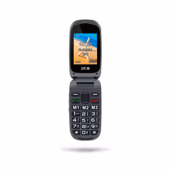 SPC Harmony, Clapet, Double SIM, 6,1 cm (2.4"), Bluetooth, 800 mAh, Noir