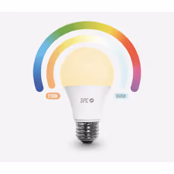 SPC Aura 1050, 10 W, 75 W, E27, 1050 lm, 25000 h, Multicolore