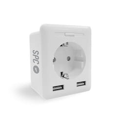 SPC CLEVER PLUG USB Prise intelligente 2300 W Blanc