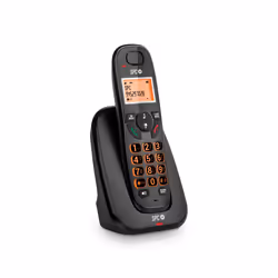 SPC Kairo, Téléphone analogique, Combiné sans fil, 30 entrées, Identification de l'appelant, Noir