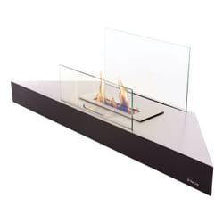 Purline 32305 Intérieure Cheminée autonome Éthanol Noir, Argent