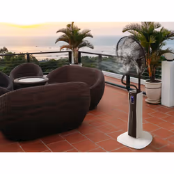 Purline MISTY 2 ventilateur Noir, Blanc