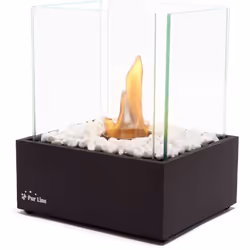 Description générale Grâce à la cheminée bio Nympha de Purline, profitez d'un feu réel chez vous. Il vous suffit d'un peu de  ...