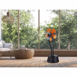 Purline MISTY 10 ventilateur Noir