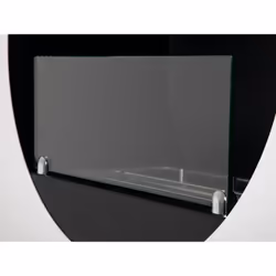 Purline Dionysus Intérieure Cheminée autonome Bioéthanol Noir, Blanc