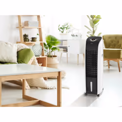 Purline 58130 Climatiseur portatif 8 L 45 dB Noir, Blanc
