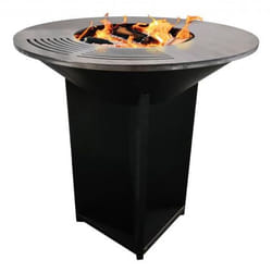 Purline EFP56B barbecue et grill Cheminée Bois de chauffage Noir