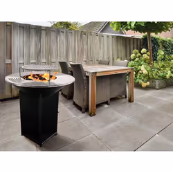 Purline EFP56B barbecue et grill Cheminée Bois de chauffage Noir - Vue supplémentaire 7