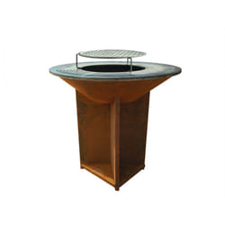 Purline - Barbecue brasero avec plaque d'acier de 100 cm