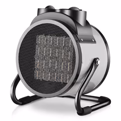 Purline HOTI F5000 IND, Chauffage industriel sans ventilateur, 5000 W, Portable, Métal, Gris, Secteur