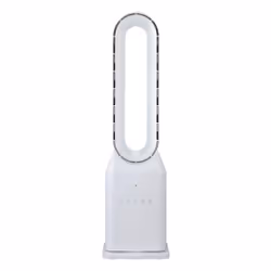 Purline 63473, Ventilateur vertical domestique, Blanc, Sol, Boutons, Tactile, Secteur, 50 W