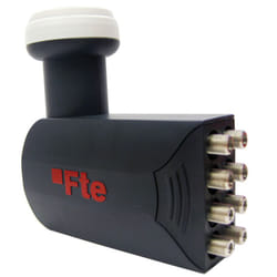 Fte maximal eXcellento HQ Octo convertisseur abaisseur de fréquence Low Noise Block (LNB) 11,7 - 12,75 GHz Noir, Blanc