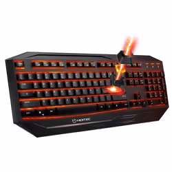 Hiditec GK200 clavier USB QWERTY Noir