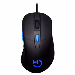 Hiditec ESUS, Droitier, Optique, USB Type-A, 2800 DPI, Noir