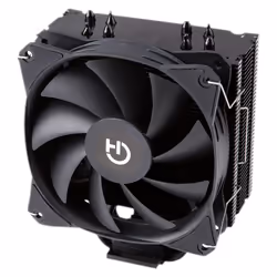 Hiditec C12 PWM Processeur Refroidisseur 12 cm Noir - Vue supplémentaire 4