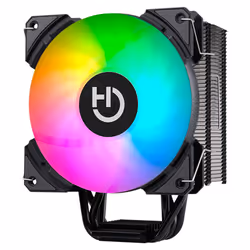 Hiditec C12 PWM ARGB, Refroidisseur d'air, 800 tr/min, 1600 tr/min, 9 dB, 36 dB, 68 cfm