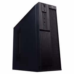 Hiditec SLM30, Mini Tower, PC, Noir, ITX, micro ATX, ABS, Métal, 32 cm