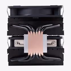 Hiditec C20 PRO Processeur Refroidisseur d'air 12 cm Noir - Vue supplémentaire 4
