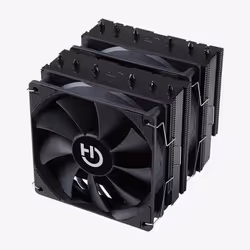 Hiditec C20 PRO Processeur Refroidisseur d'air 12 cm Noir - Vue supplémentaire 5