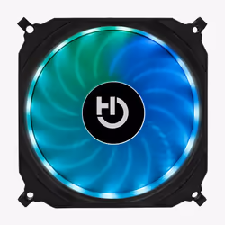 Hiditec N10, Ventilateur, 12 cm, 16 sone, Noir