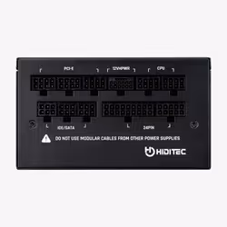 Hiditec GDX750 v2 unité d'alimentation d'énergie 750 W 20+4 pin ATX ATX Noir - Vue supplémentaire 4