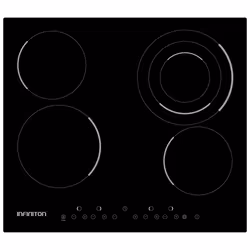 Infiniton VIT4T23 Noir Intégré Céramique 4 zone(s)