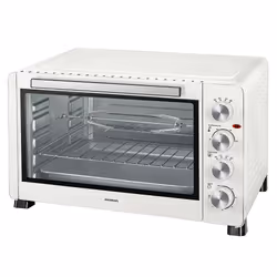 Infiniton HSM-26B61, Four électrique, 60 L, 2500 W, 100 - 230 °C, Blanc, Bas