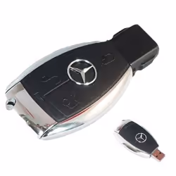 TECH1TECH TEC5002-32, 32 Go, USB Type-A, 2.0, Casquette, Noir, Chrome