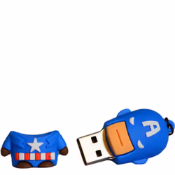 TECH1TECH TEC5094-32 lecteur USB flash 32 Go USB Type-A 2.0 Bleu, Rouge, Blanc