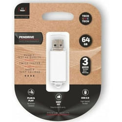 Clé USB - TECH ONE - TEC3007-64 - 64 Go - USB 3.0 - Blanc