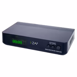 i-ZAP T395, Terrestre, HD, DVB-S2, DVB-T, DVB-T2, 1280 x 720 pixels, 720p, 4:3, 16:9