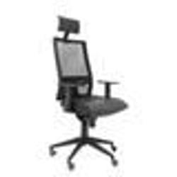 Fauteuil de bureau ergonomique avec mécanisme synchrone et hauteur réglable Dossier haut en maille respirante avec tête de lit et