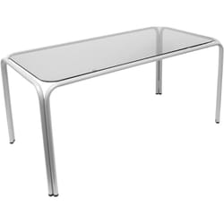 Tableau Vega châssis en verre fumé argenté