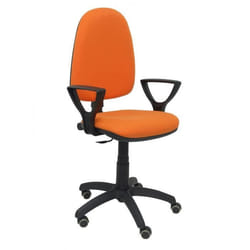 Modèle 04CPBALI308BGOLFRP Chaise de bureau ergonomique avec mécanisme de contact permanent réglable en hauteur et roues de parquet
