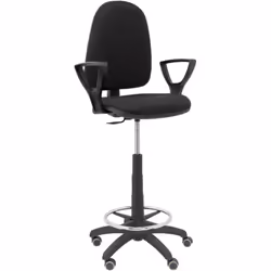 PIQUERAS Y CRESPO Tabouret ergonomique avec mécanisme de contact permanent, réglable en hauteur et anneau repose-pieds Tabour ...