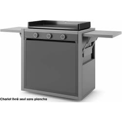 Chariot pour plancha gris Forge Adour chmaf75