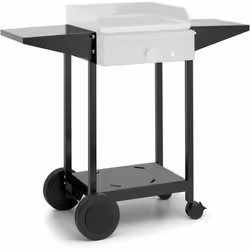 Ce chariot en acier noir est conçu pour s'adapter parfaitement à la plancha Origin 45. Il dispose de 2 tablettes, idéales pou ...
