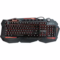 TALIUS Banshee, Avec fil, USB, Clavier à membrane, QWERTY, LED, Noir
