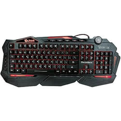 TALIUS Banshee clavier USB QWERTY Espagnole Noir