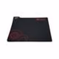 TALIUS Rush, Noir, Rouge, Monochromatique, Base antidérapante, Tapis de souris de jeu