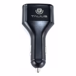 TALIUS PWA-4012 chargeur d'appareils mobiles Universel Noir Allume-cigare Charge rapide Auto